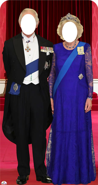 King Charles III and Queen Camilla 967 Celebrity Standin