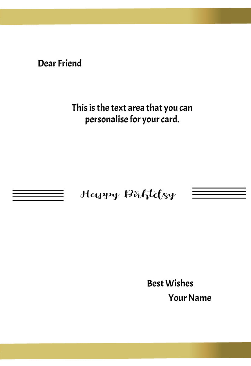 Giant Greeting Card Birthday 108 - 90cm x 60cm