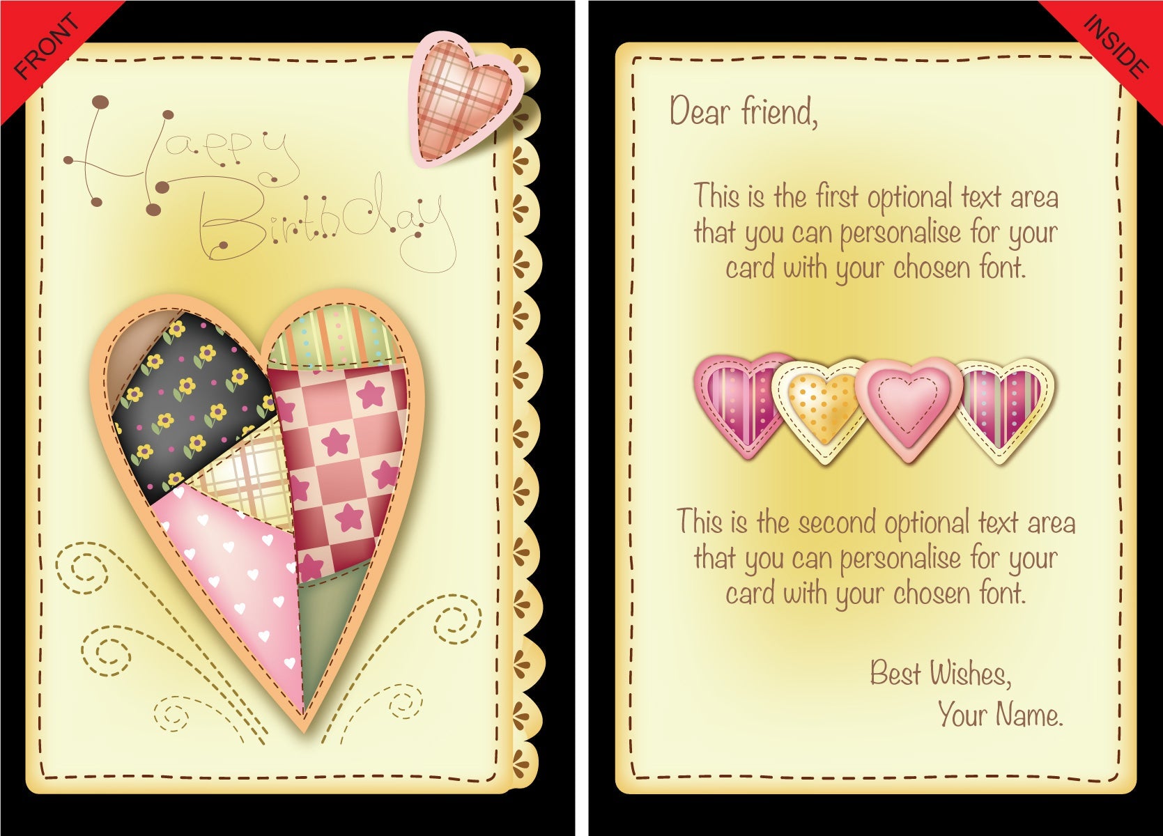 Giant Greeting Card Birthday 006 - 90cm x 60cm