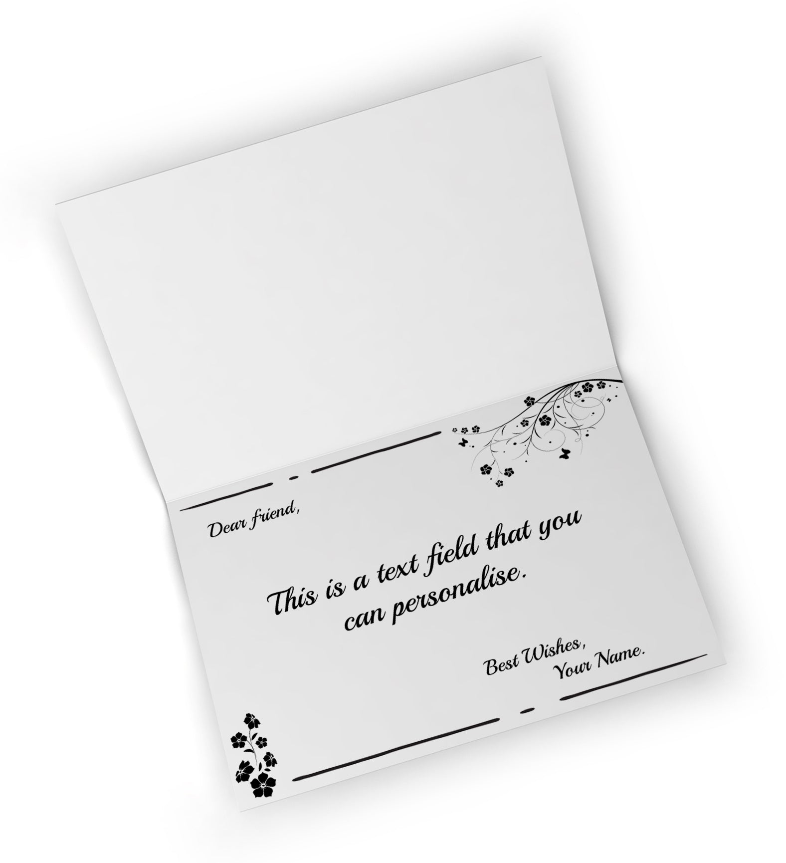 Giant Greeting Card Blank 017 - 90cm x 60cm