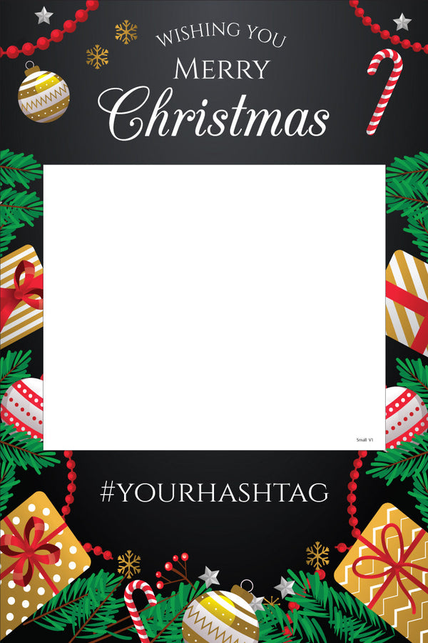 Christmas Season Theme 303 Selfie Frame Large - 115cm x 80cm