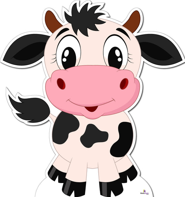 Cute Cow 285 Cardboard Cutout - 75cm