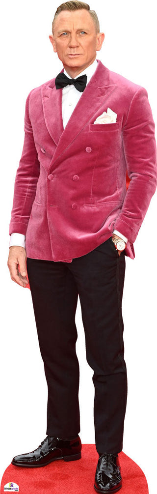 Daniel Craig 283 Pink Jacket Cutout