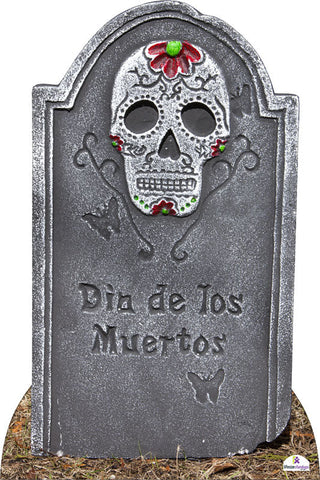 Day of the Dead Tombstone Cardboard Cutout 173