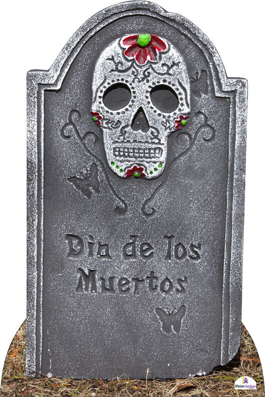 Day of the Dead Tombstone Cardboard Cutout 173
