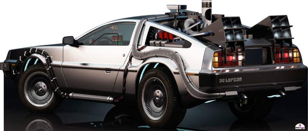 DeLorean Back to the Future Cardboard Cutout