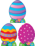 Easter Eggs Set of 3 Cardboard Cutouts 40cm