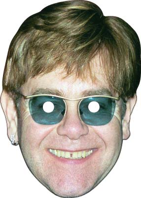 Elton John 113 Celebrity Mask