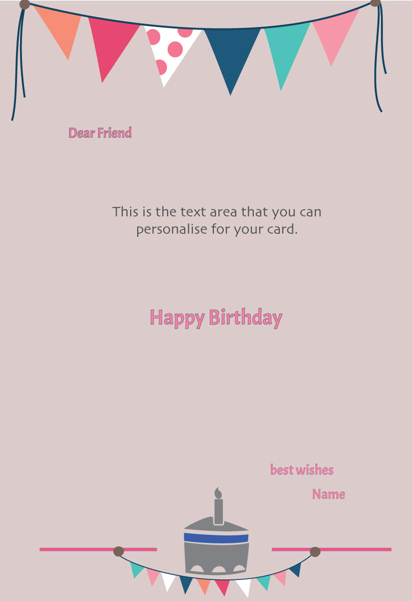 Giant Greeting Card Birthday 106 - 90cm x 60cm