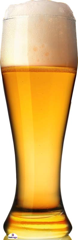 Glass of Beer 6ft Cardboard Cutout