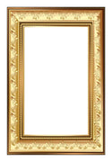 Gold Ornate Design Selfie Frame Small - 90cm x 60cm
