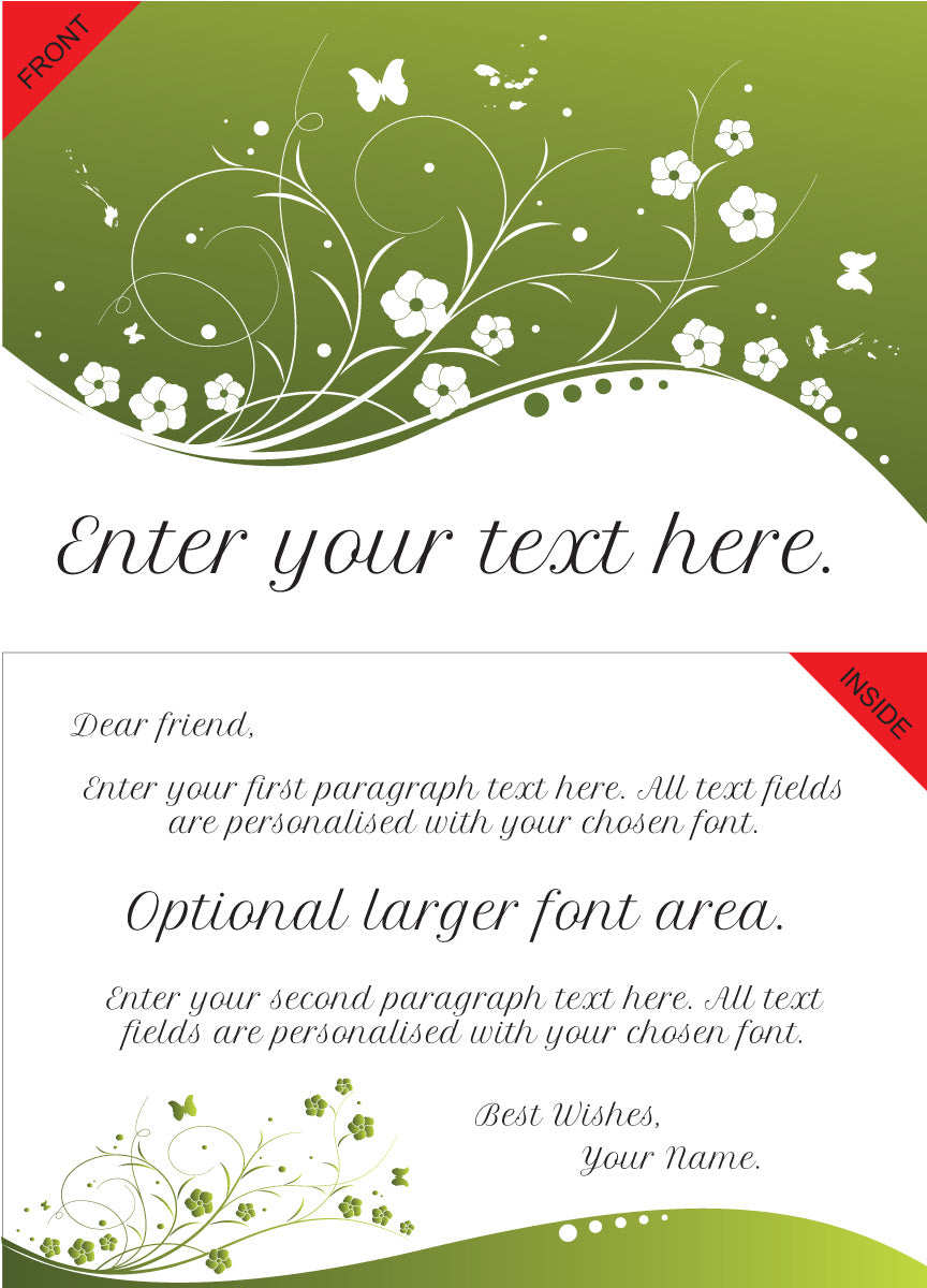 Giant Greeting Card Blank 012 - 90cm x 60cm