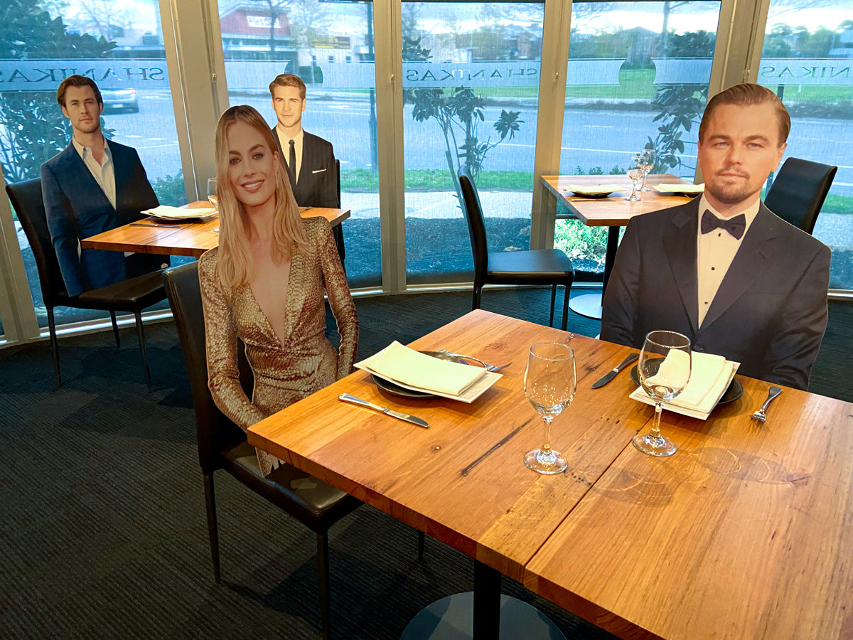 Dine with the Stars Half Body Celebrity Cutouts - Invite some celebs to your party!