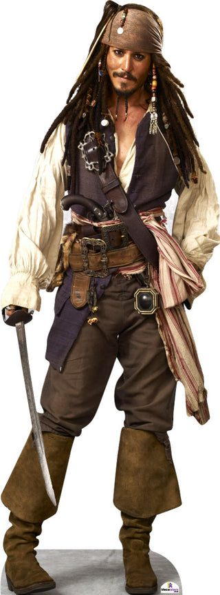 Johnny Depp 104 as Jack Sparrow Celebrity Cutout