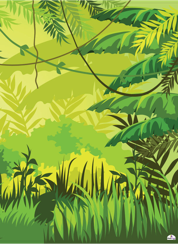 Jungle 270 Backdrop Banner - 2m H x 1.5m W approx