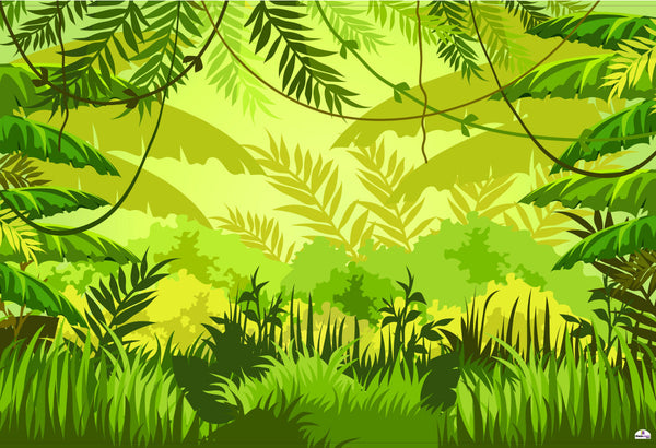 Jungle 270 Backdrop Banner - 2m H x 3m W approx