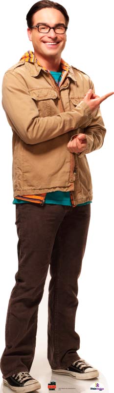 Leonard in Brown Jacket 253 Cardboard Cutout