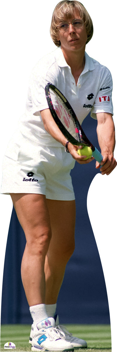 Martina Navratilova 034 Celebrity Cutout