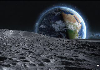 Moon Surface Backdrop 891 Banner - 2m H x 3m W