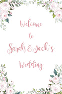 Pale Rose 101 Welcome Board - 90cm x 60cm