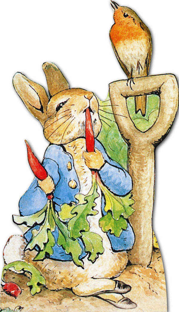 Peter Rabbit with Bird Cardboard Cutout - 110cm
