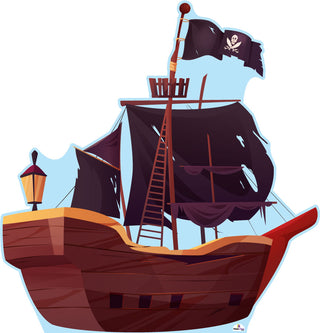 Pirate Ship 215 Cardboard Cutout