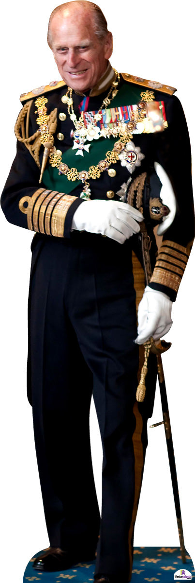 Prince Philip in Uniform 892 Celebrity Cutout