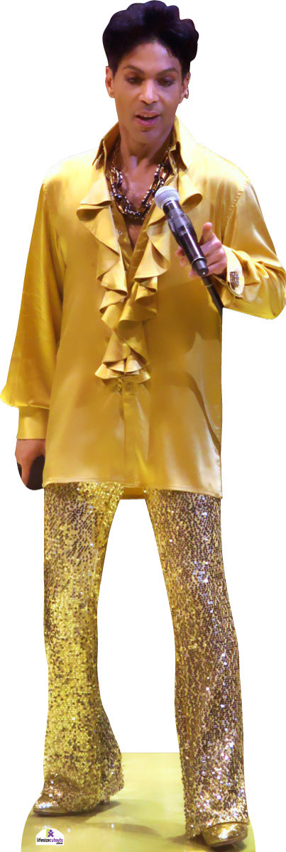 Prince in Yellow Shirt Celebrity Cutout