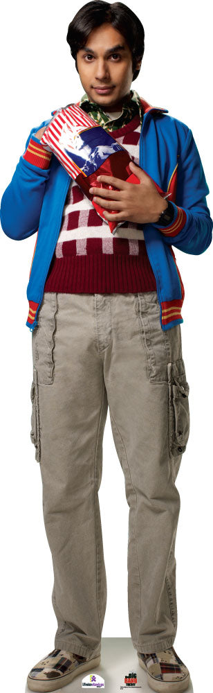 Raj in Blue Jacket 456 Cardboard Cutout