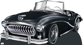 Retro Black Convertible 099 Cardboard Cutout