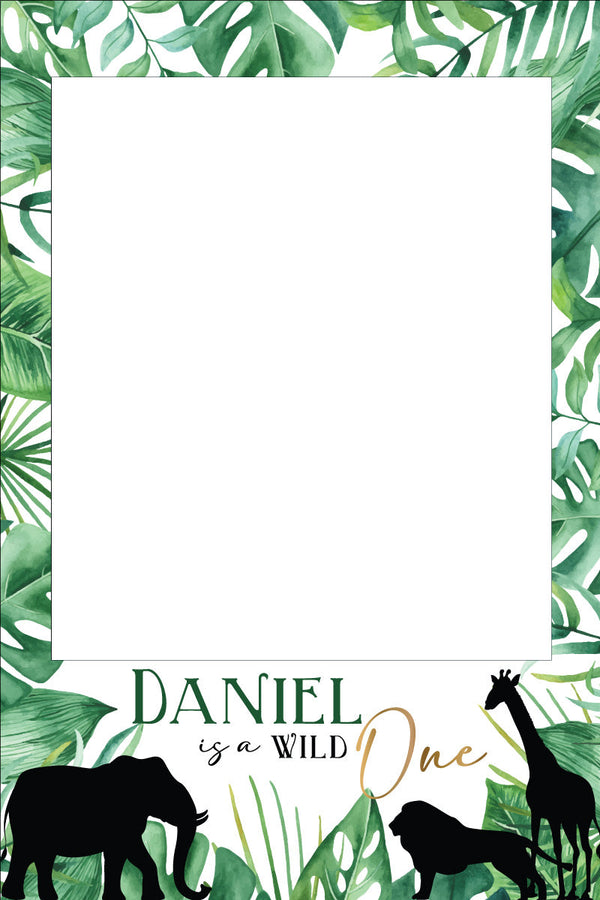 Safari Black & Gold Shiluoette 303 Selfie Frame - 90cm x 60cm