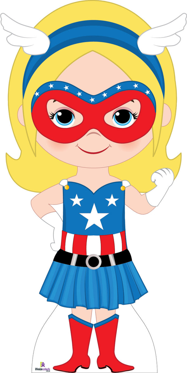Superhero Girl 005 Cardboard Cutout