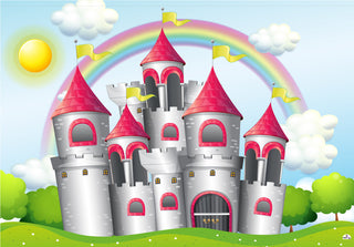 Princess Castle Backdrop Banner - 2m H x 3m W