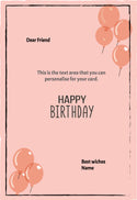 Giant Greeting Card Birthday 107