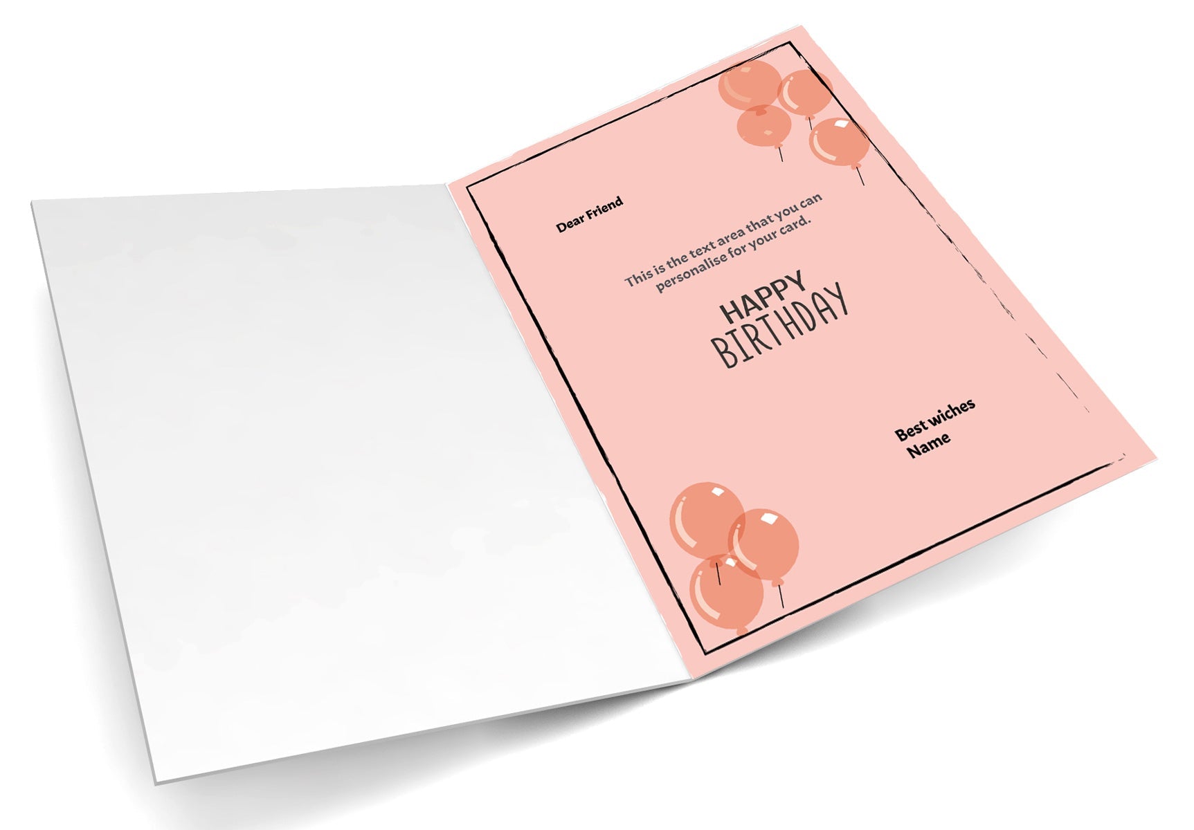 Giant Greeting Card Birthday 107 - 90cm x 60cm