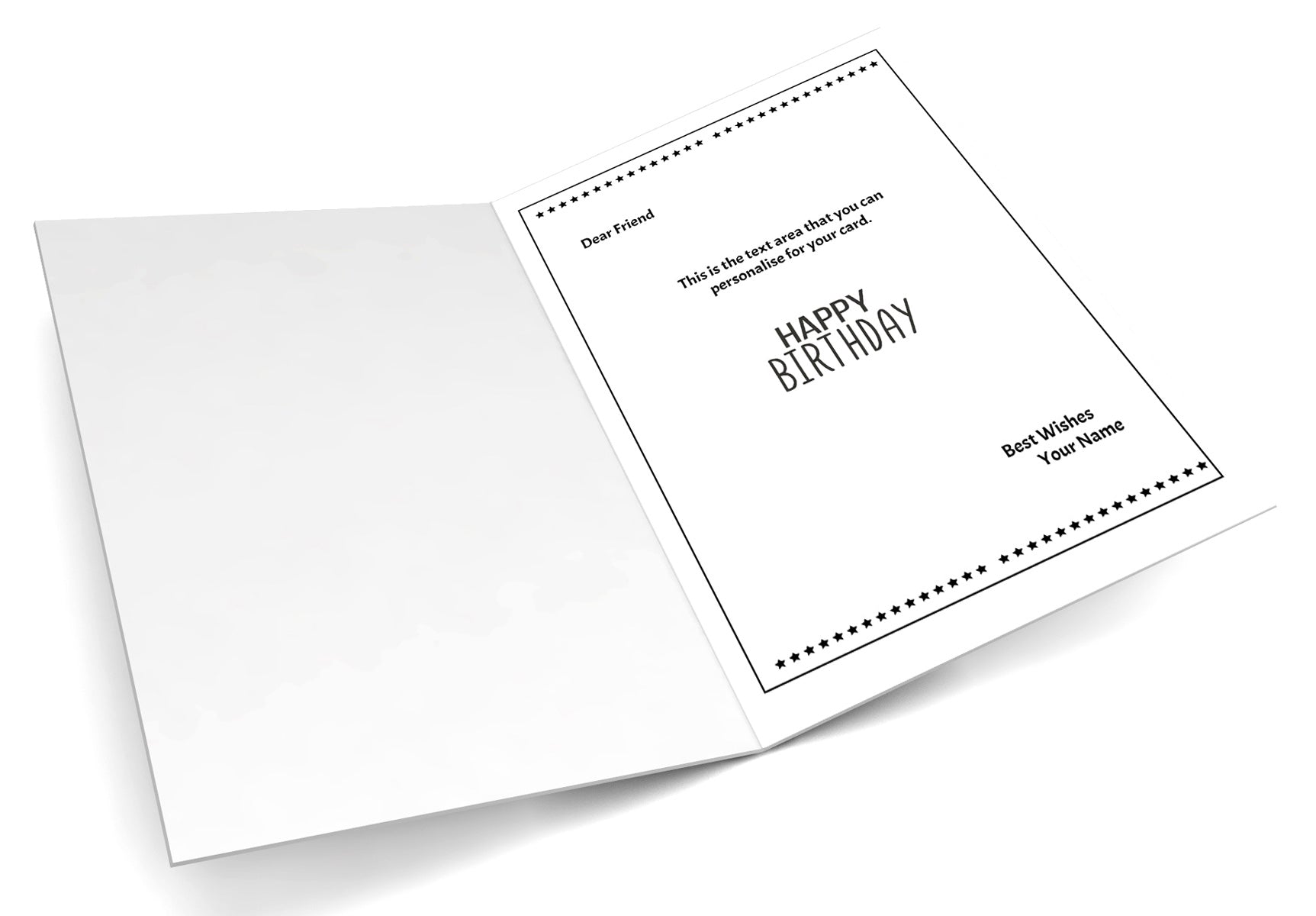 Giant Greeting Card Birthday 110 - 90cm x 60cm