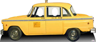 Yellow Taxi Cardboard Cutout