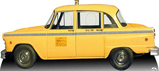 Yellow Taxi Cardboard Cutout